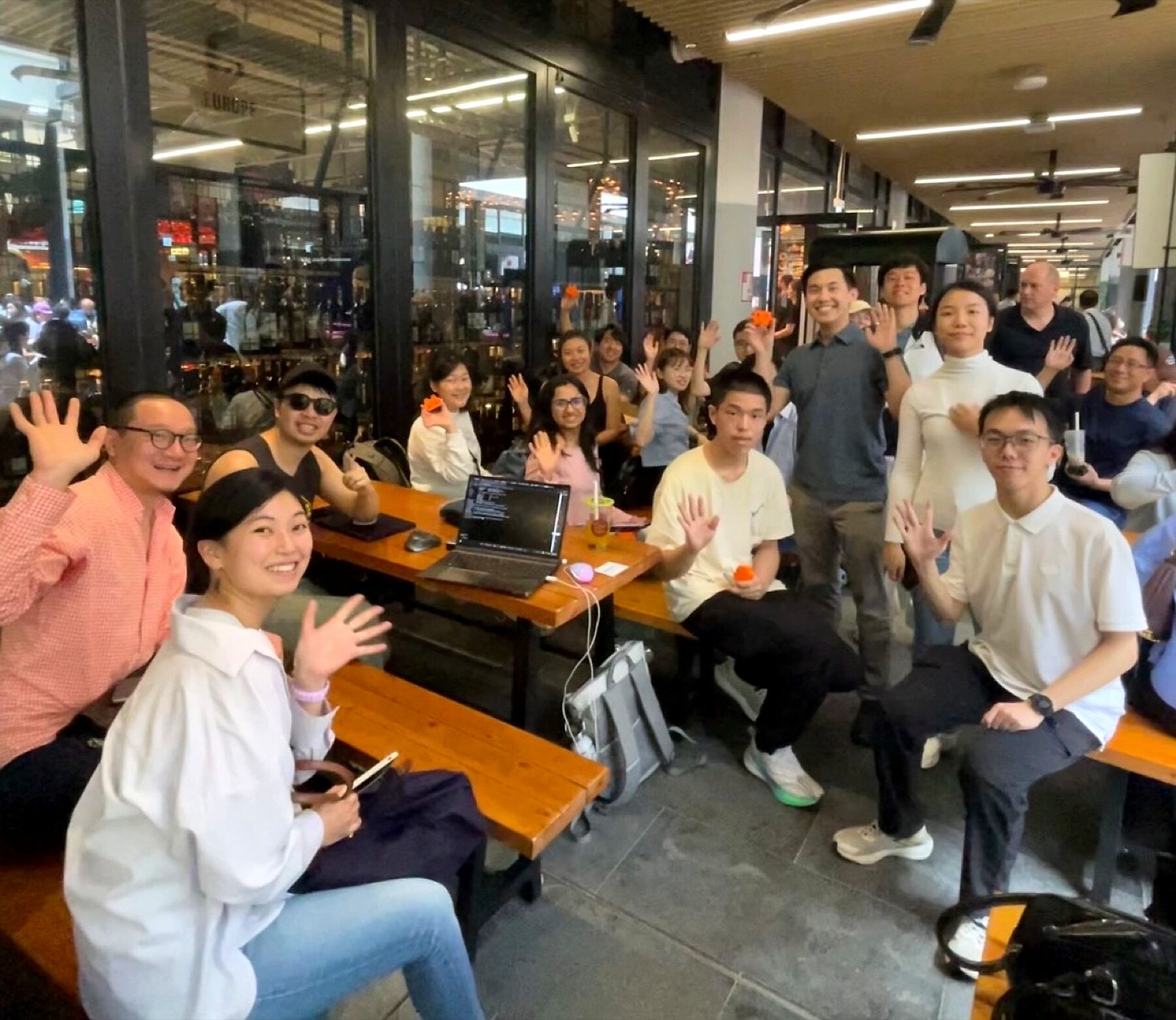 Claude Code Community Day group photo at Central Market, Hong Kong